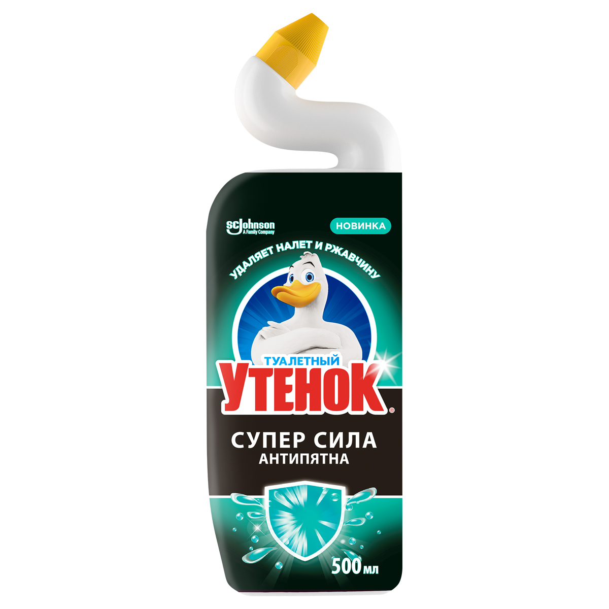 Средство для туалета Туалетный утенок "Супер сила. Антипятна", 500мл