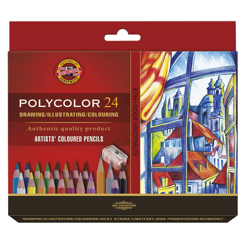      Koh-I-Noor  Polycolor 3834 , 24., .+ +2 /. . 1500, ,  (3834024007KZ)