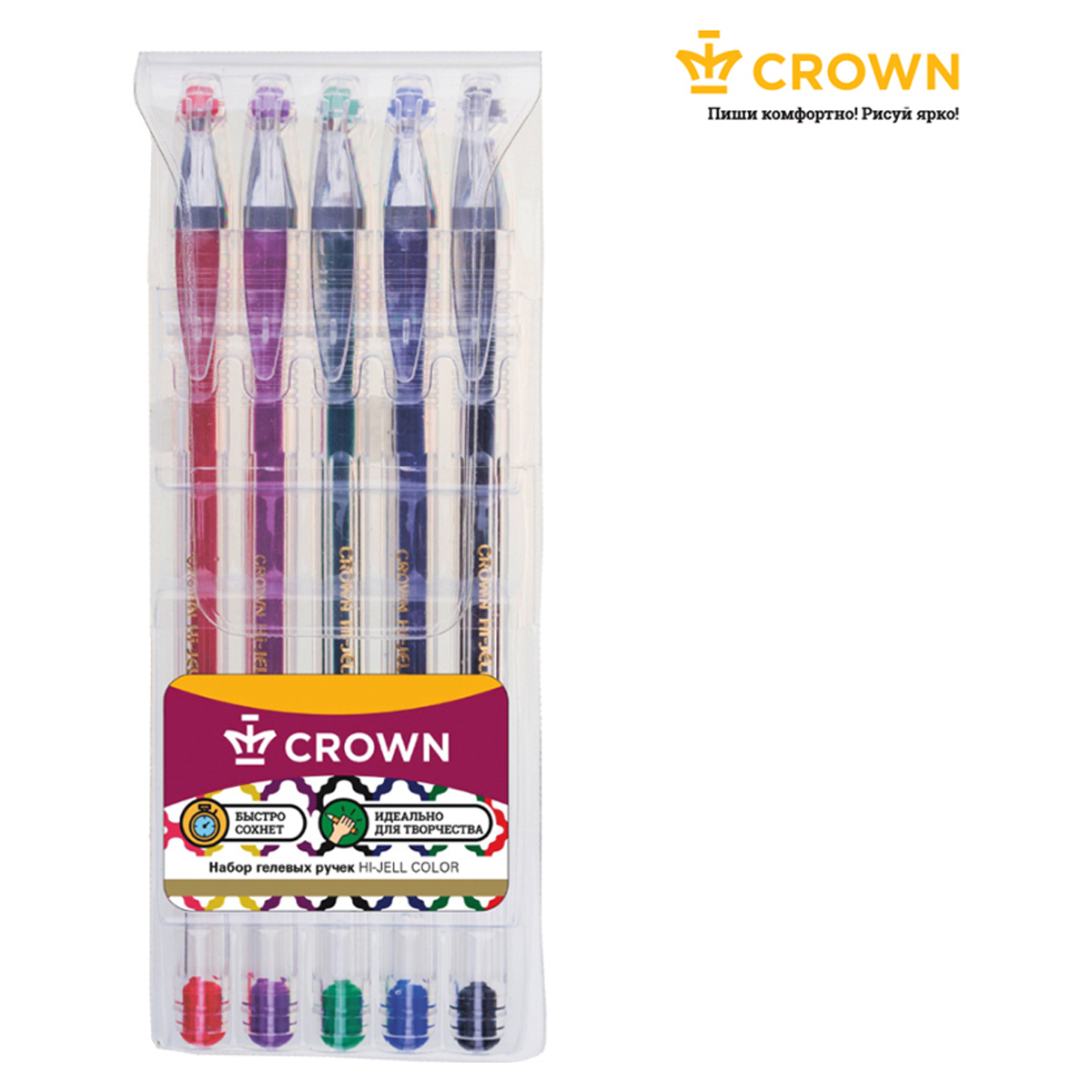      Crown  Hi-Jell Color  5., 5.,  .,  (HJR-500SET/5)