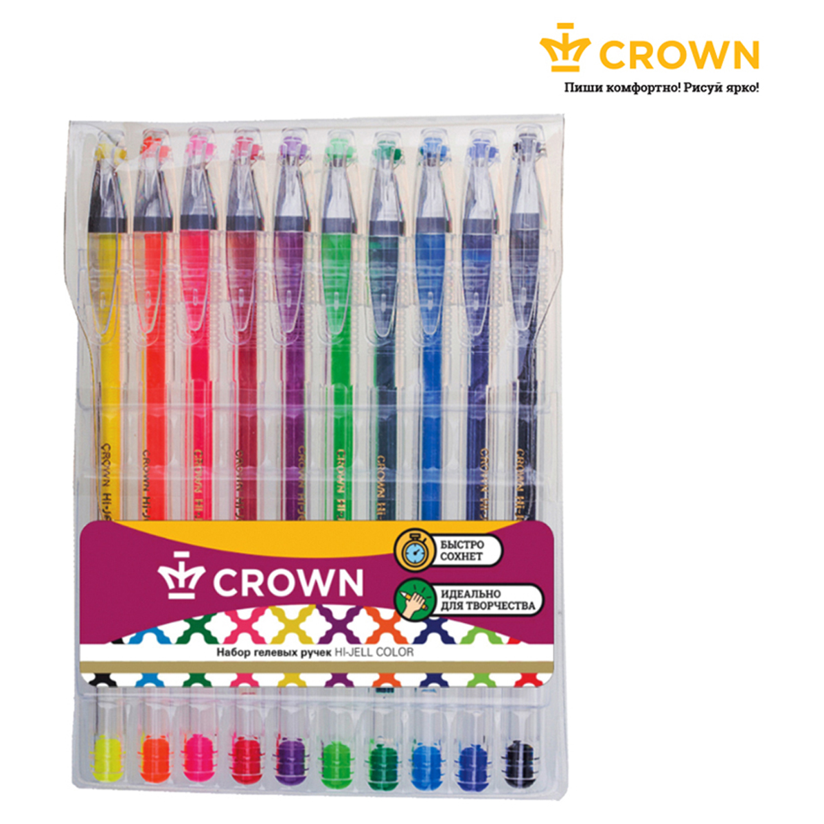      Crown  Hi-Jell Color  10., 10.,  .,  (HJR-500SET/10)