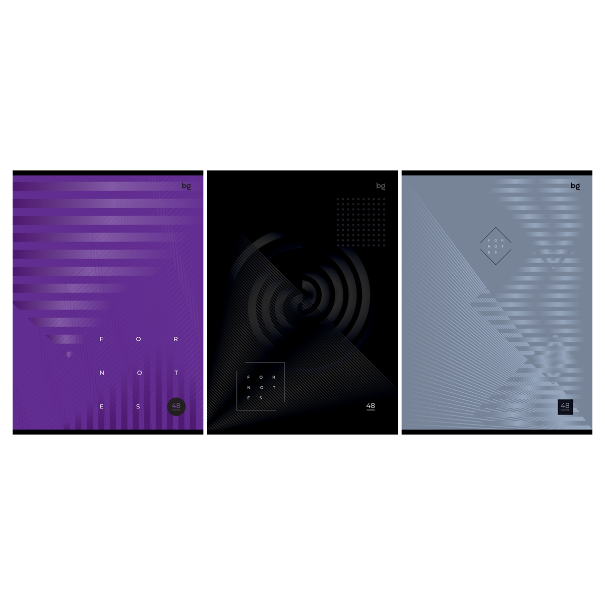 Тетрадь 48л., А4, клетка BG "Monocolor. For notes" Тетрадь 48л., А4, клетка BG "Monocolor. For notes"