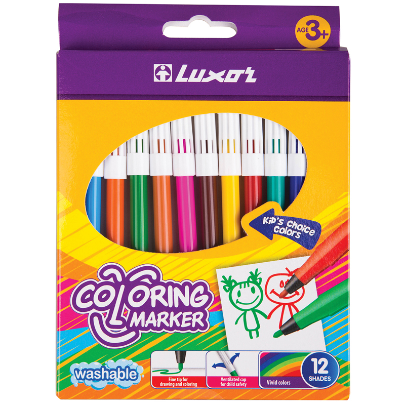    Luxor  Coloring , 12., , ,  (6101/12 BOX)