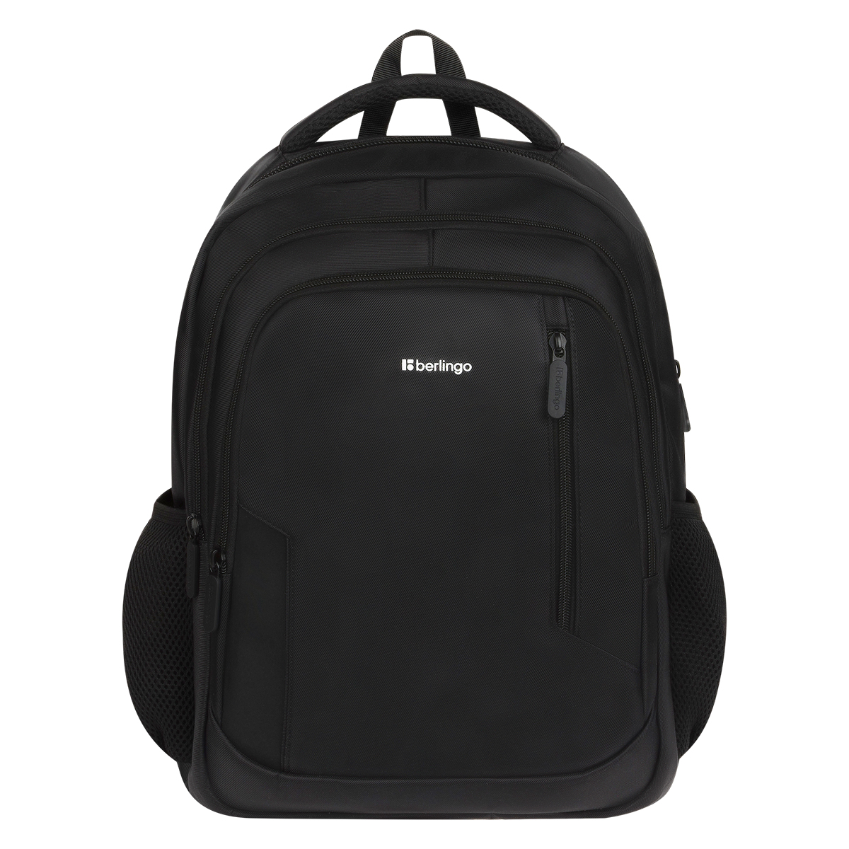 Рюкзак Berlingo City "Comfort black" 42*29*17см, 3 отделения, 3 кармана, отделение для ноутбука, эргономическая спинка