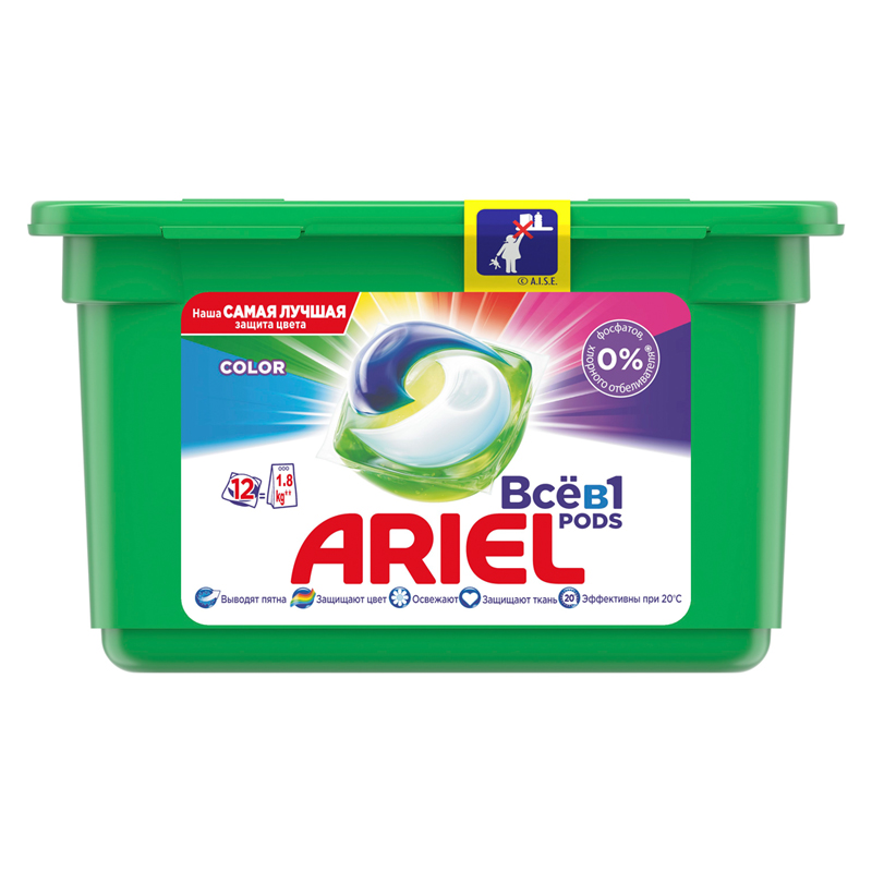     Ariel  Color , 31 Pods, 12*27 ( ) (4015600949747)