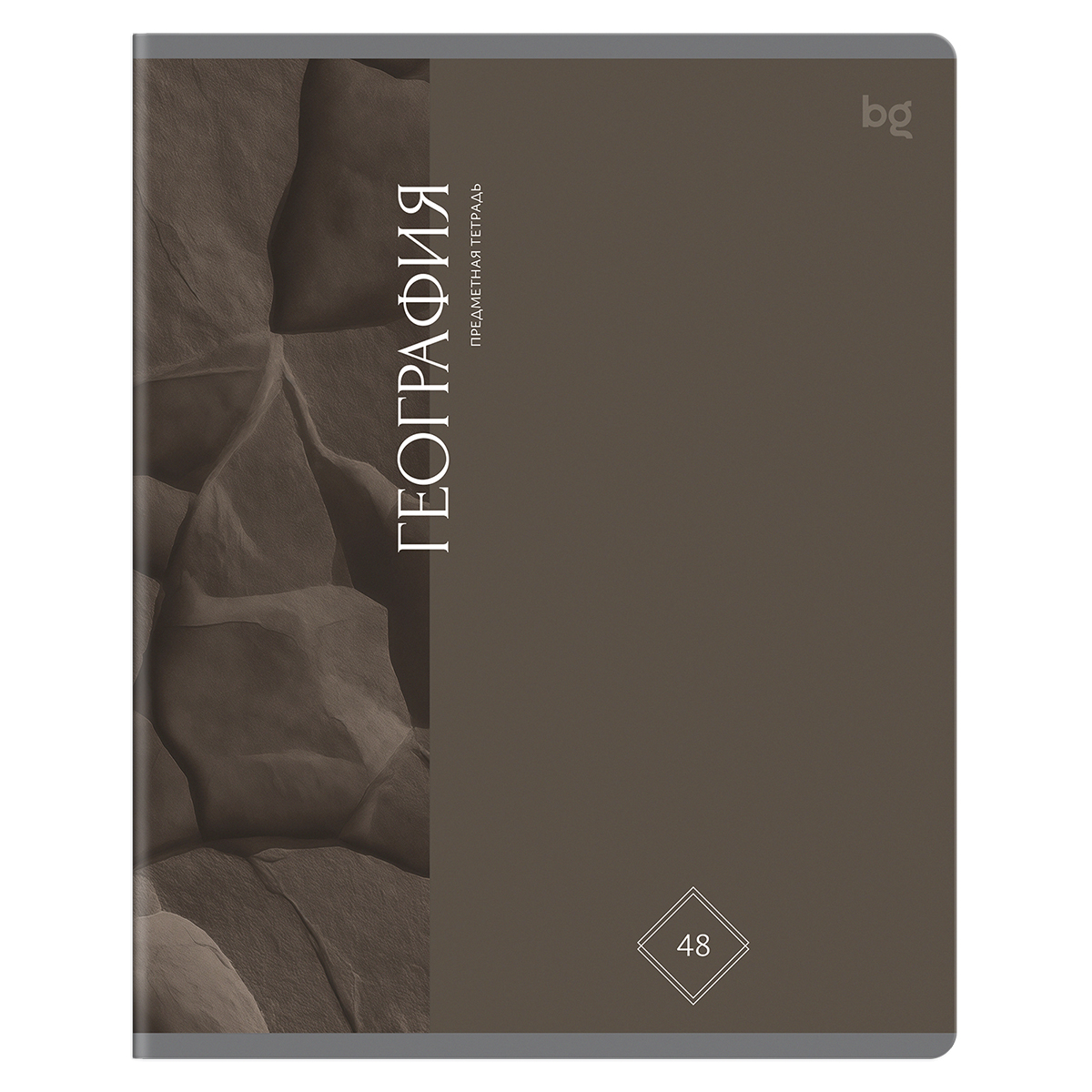 Тетрадь предметная 48л. BG "Гармония знаний" - География, "софт тач" ламинация