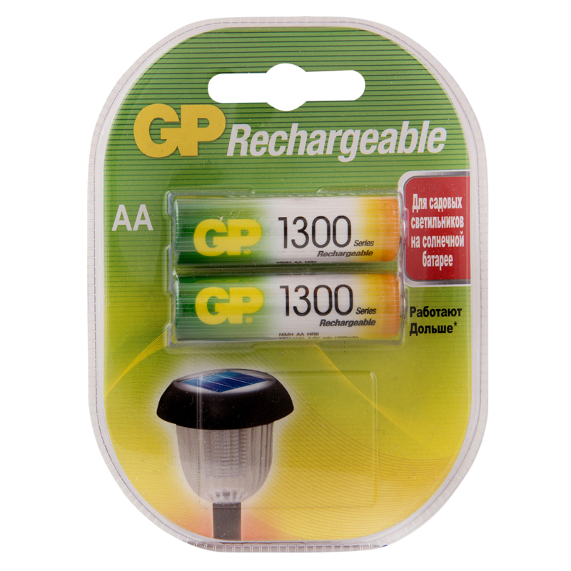    GP AA (HR06) 1300mAh 2BL (GP 130AAHC-2DECRC2)