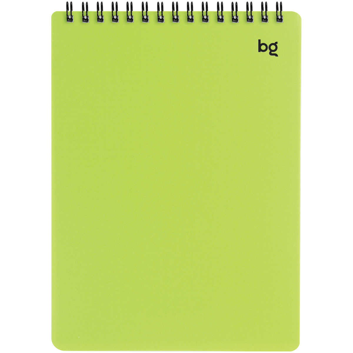 Блокнот А5 60л. на гребне BG "Neon", салатовая пластиковая обложка, тиснение фольгой Блокнот А5 60л. на гребне BG "Neon", салатовая пластиковая обложка, тиснение фольгой