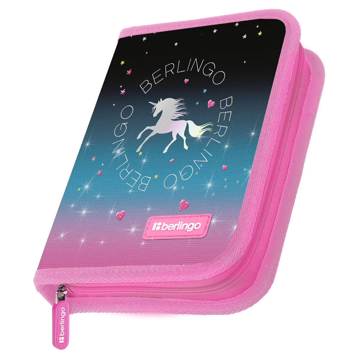 Пенал 1 отделение, 200*140*40 Berlingo "Perfect ", дополнительная откидная секция, полиэстер Пенал 1 отделение, 200*140*40 Berlingo "Perfect ", дополнительная откидная секция, полиэстер