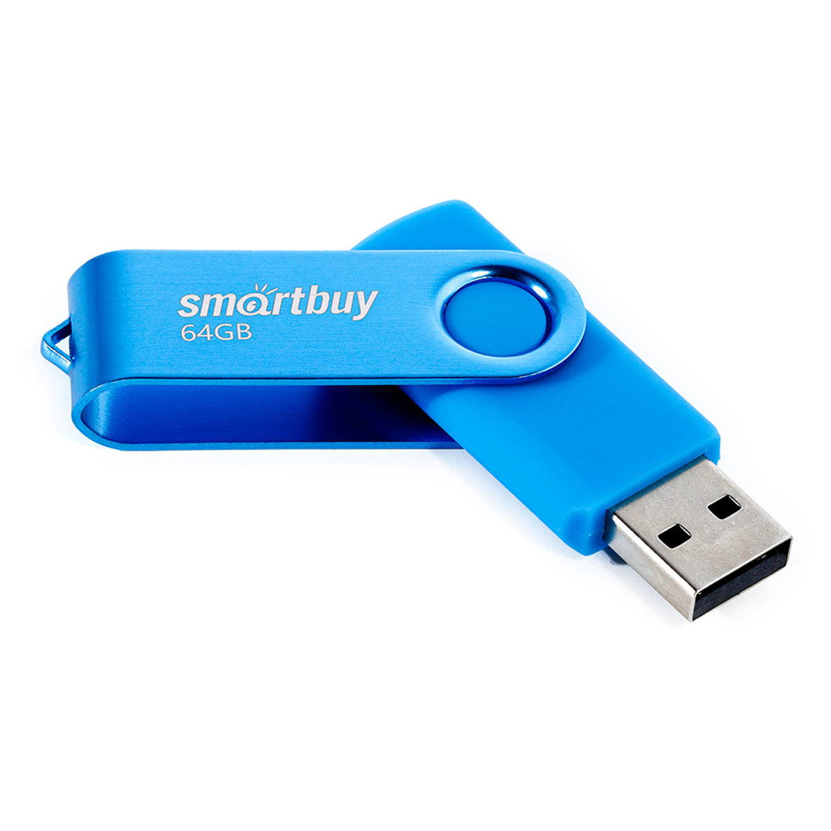 купить Память Smart Buy "Twist" 64GB, USB 2.0 Flash Drive, синий в Тамбове