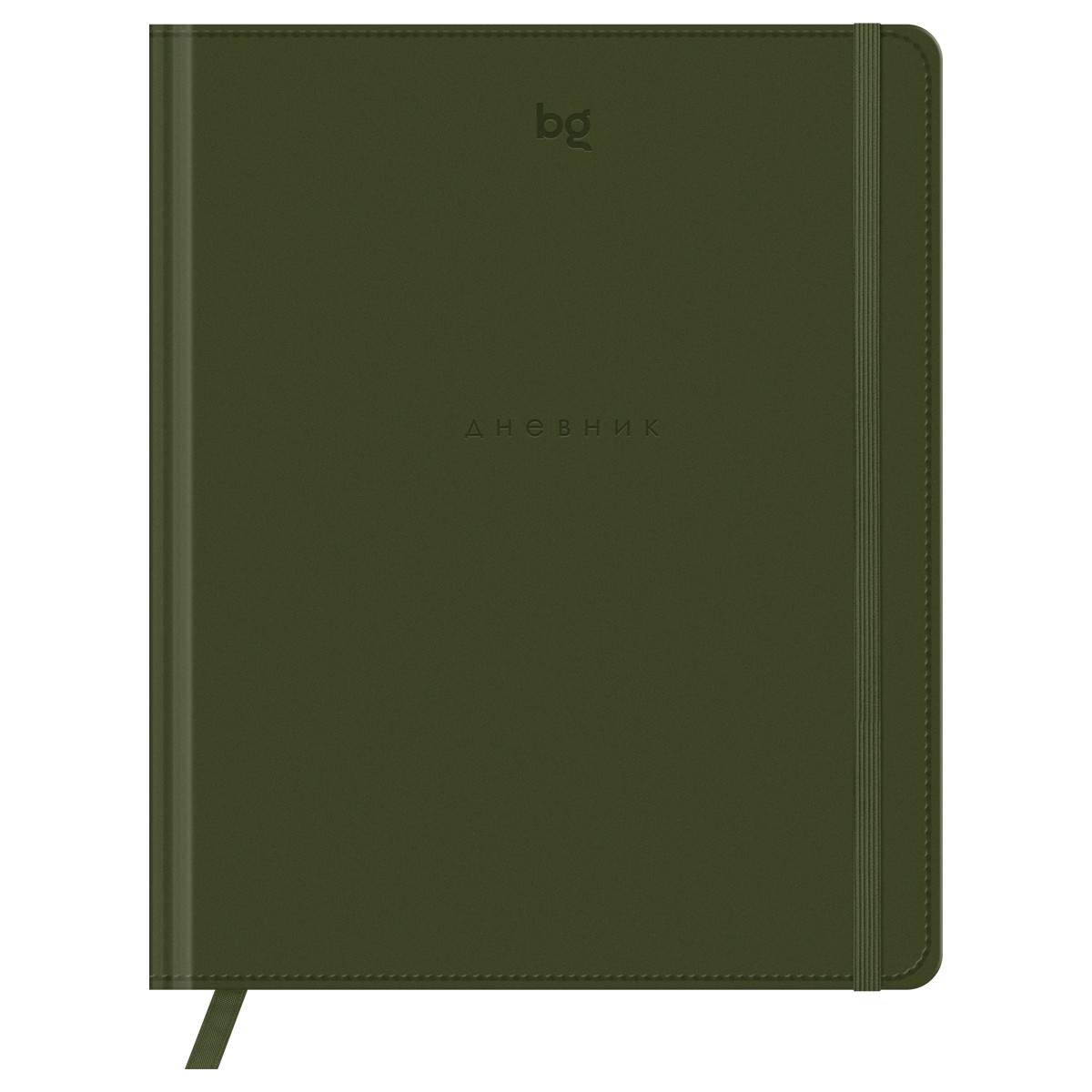 Дневник 1-11 кл. 48л. (твердый) BG "Моноколор. Джунгли", иск. кожа, тиснение, ляссе, на резинке
