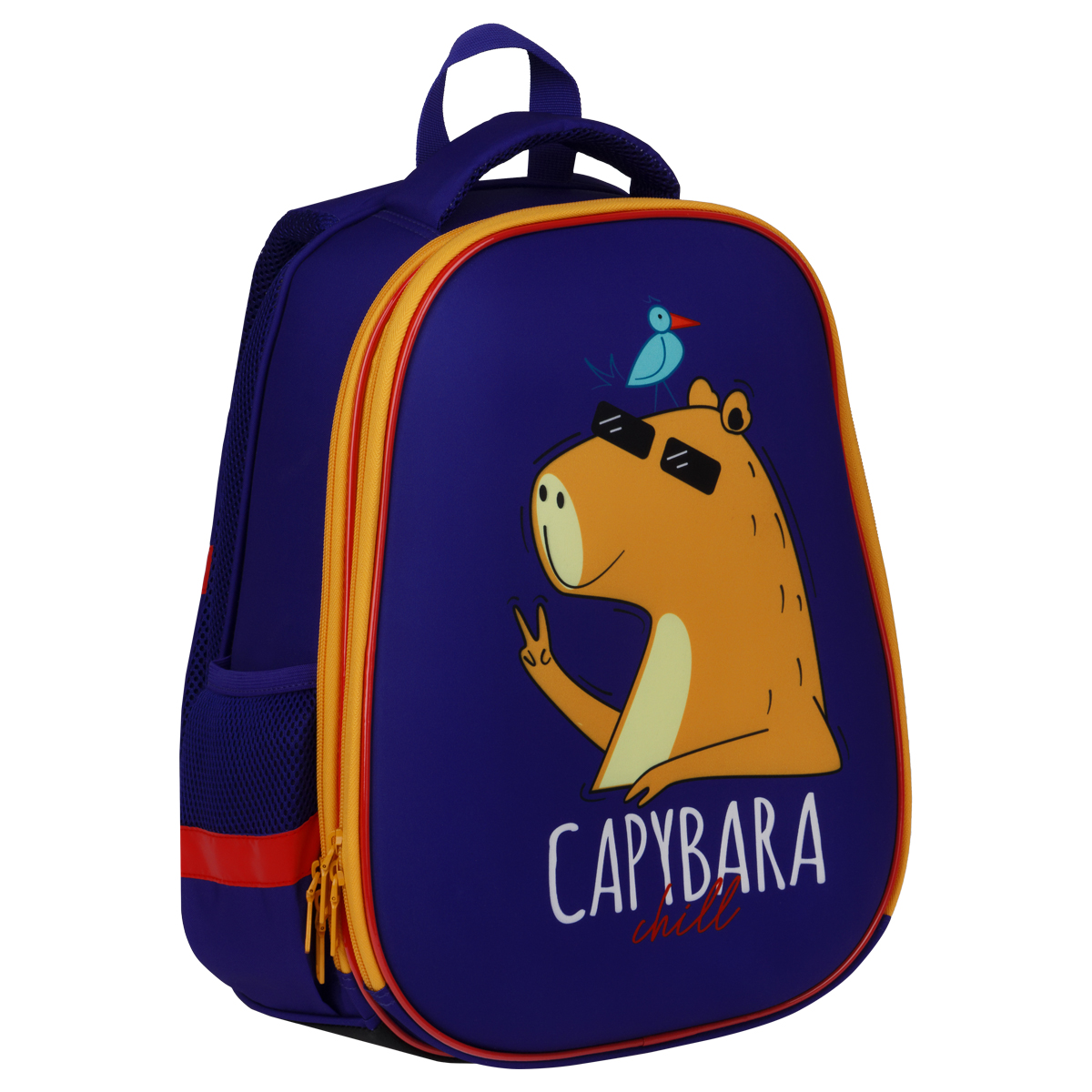 купить Ранец ArtSpace School Friend "Capybara" 39*30*18см, 2 отделения, 2 кармана, анатомическая спинка в Тамбове