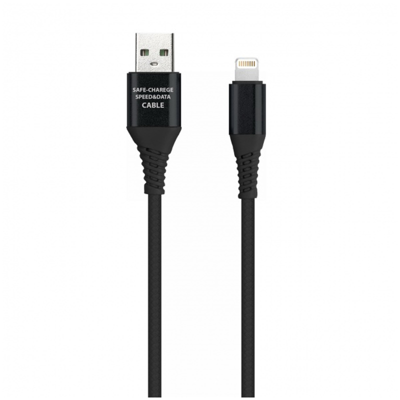    Smartbuy Gear, USB2.0 (AM) - 8pin, Lightning(M),  Apple,   , 2A output, 1,  (iK-512ERGbox black)