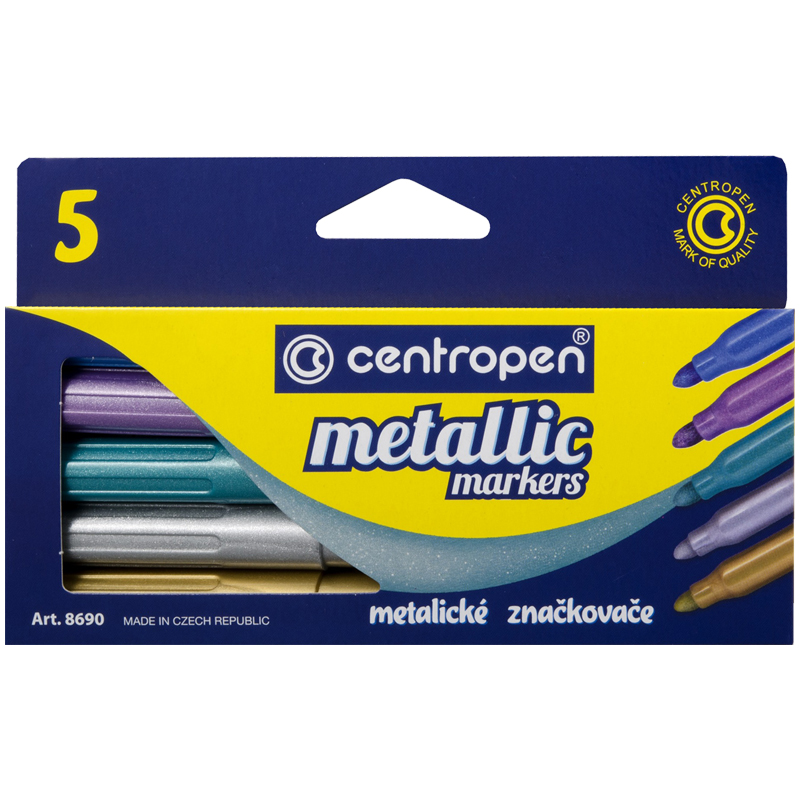       Centropen  Metallic Markers  05., , ., 2-3, . (6 8690 0501)