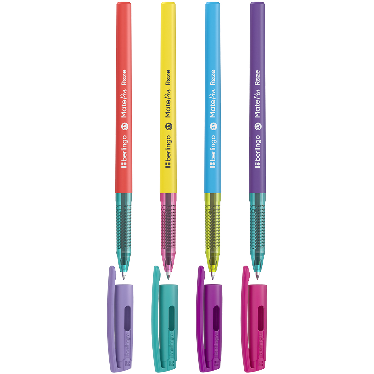 Ручка шариковая Berlingo "MatePen Raze" синяя, 0,7мм