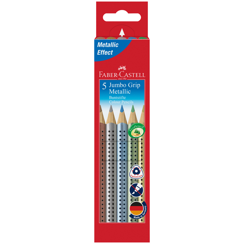     Faber-Castell  Jumbo Grip Metallic , 05., ., ., ., ,  (110993)