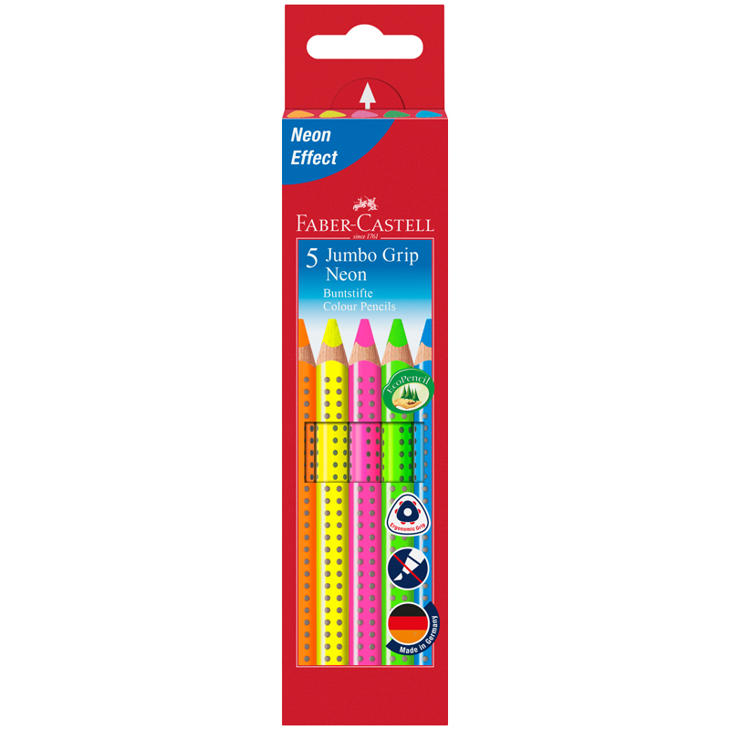     Faber-Castell  Jumbo Grip Neon , 05., , ., ., ., ,  (110994)