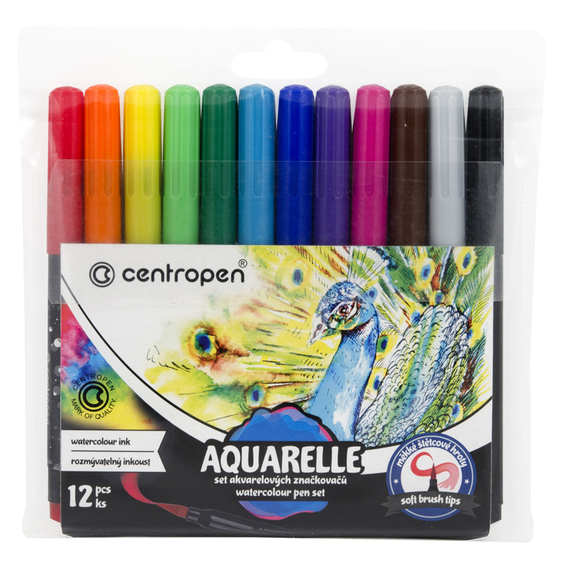      Centropen  Aquarelle 8683  12., , 1-9,  (6 8683 1285)