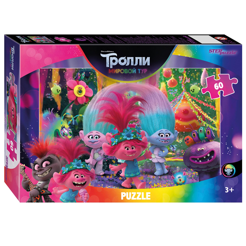     60 . Step Puzzle  DreamWorks. Trolls 2 (81193)