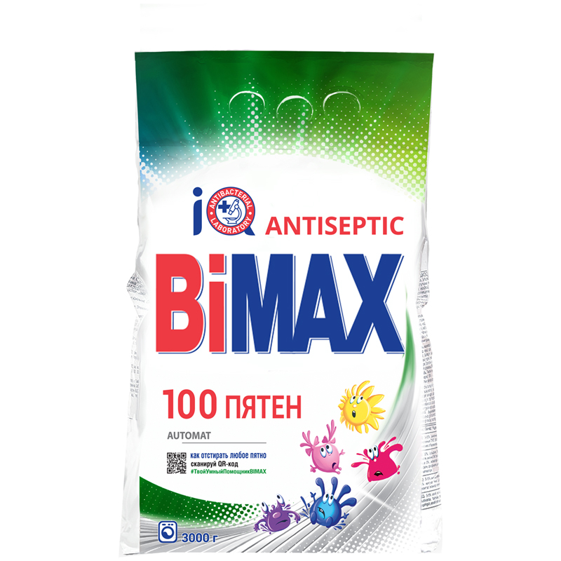 купить Порошок для машинной стирки BiMax "Color", 3кг в Тамбове