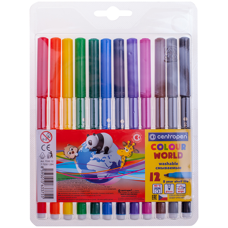    Centropen  Colour World , 12., , ,  (7 7550 1284/7 7550 1201)