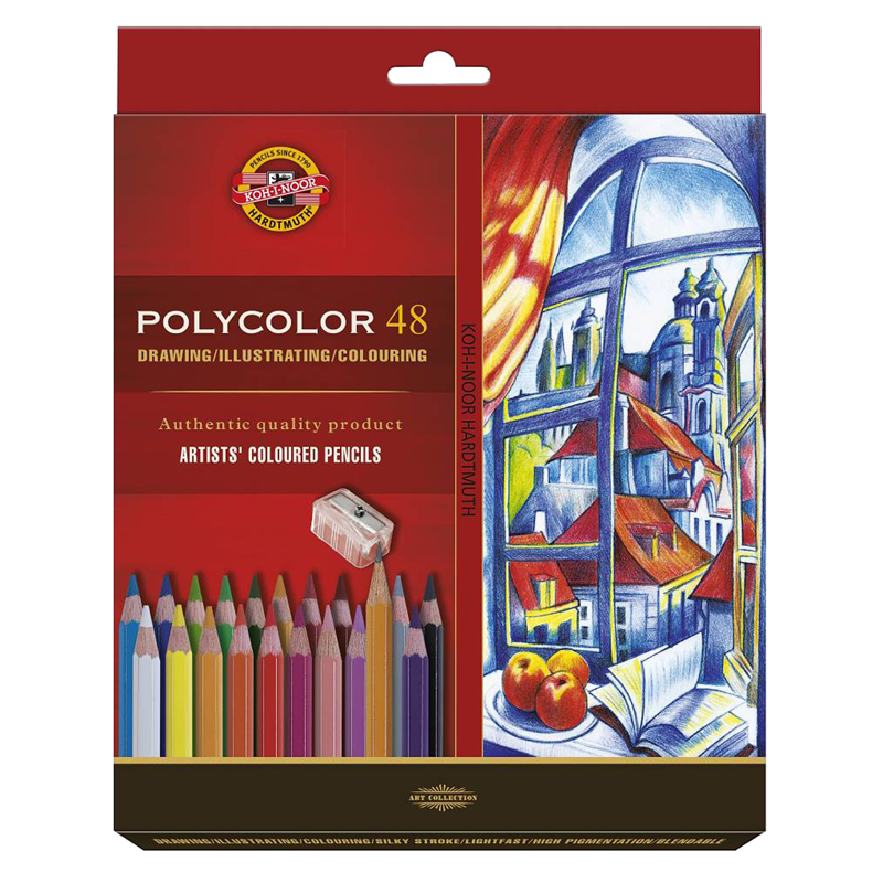      Koh-I-Noor  Polycolor 3836 , 48., .+ +2 /. . 1500, ,  (3836048007KZ)