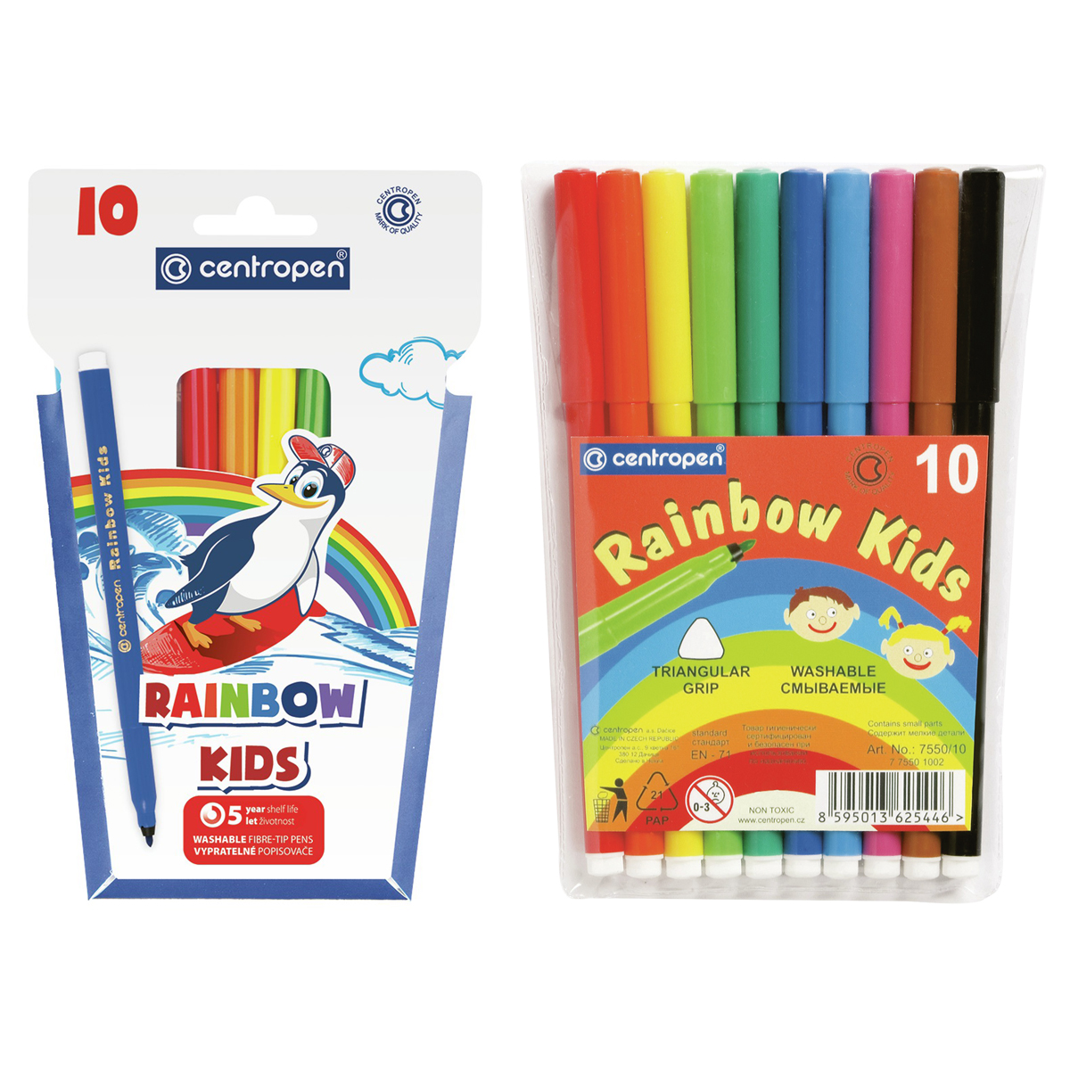    Centropen  Rainbow Kids , 10., , ,  (7 7550 1002)