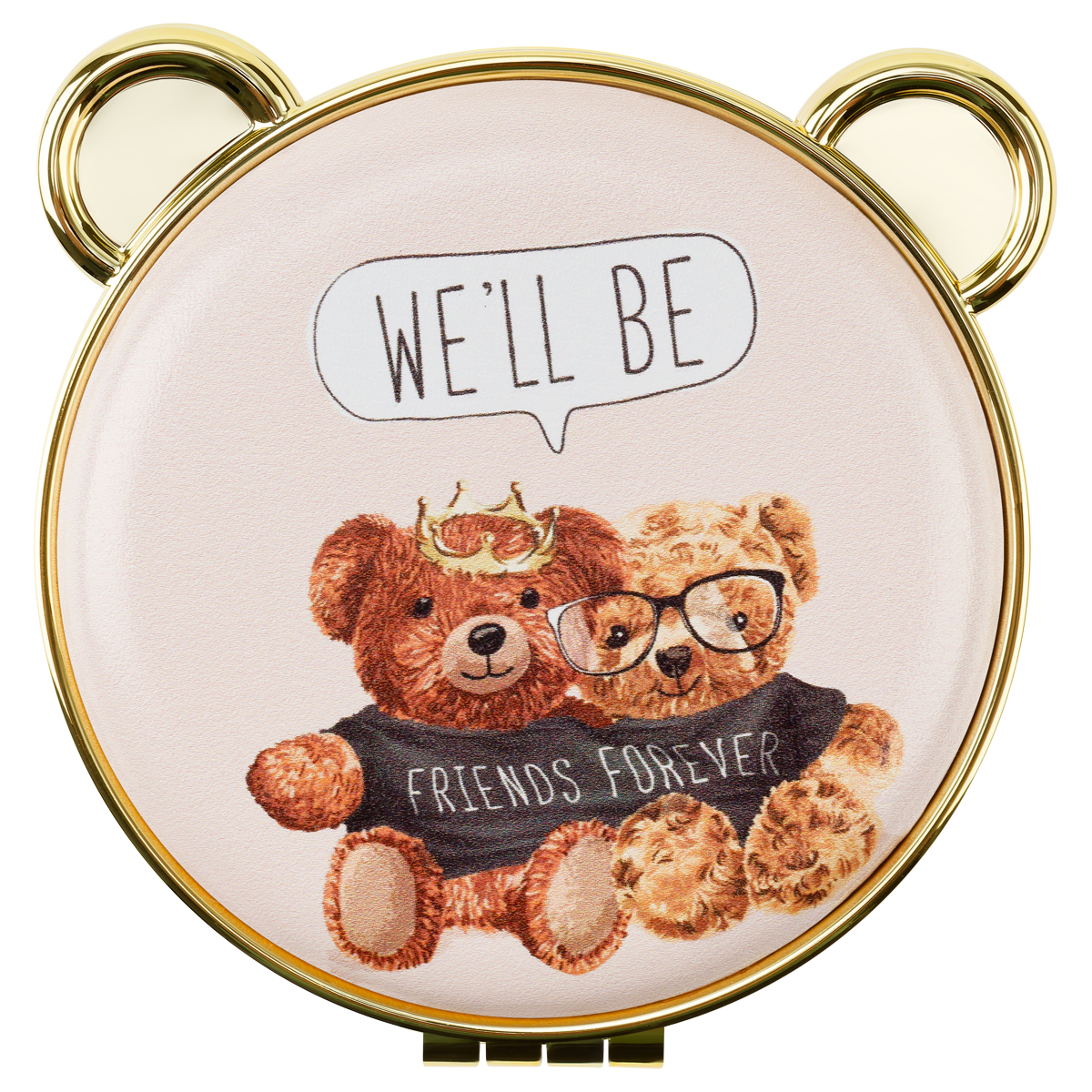 Зеркальце карманное складное MESHU "Bears"