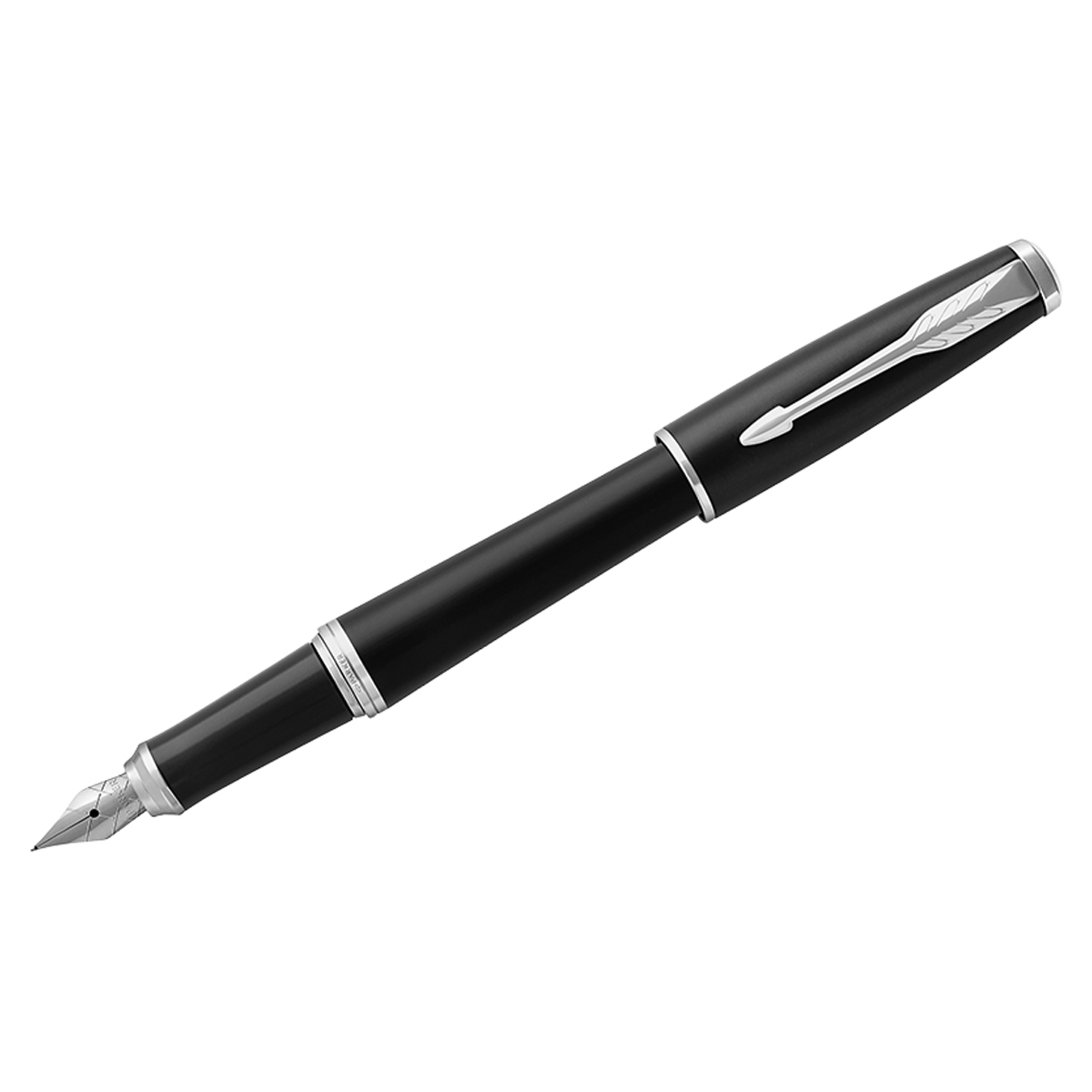 Ручка перьевая Parker "Urban Muted Black CT" 0,8мм, подарочная упаковка