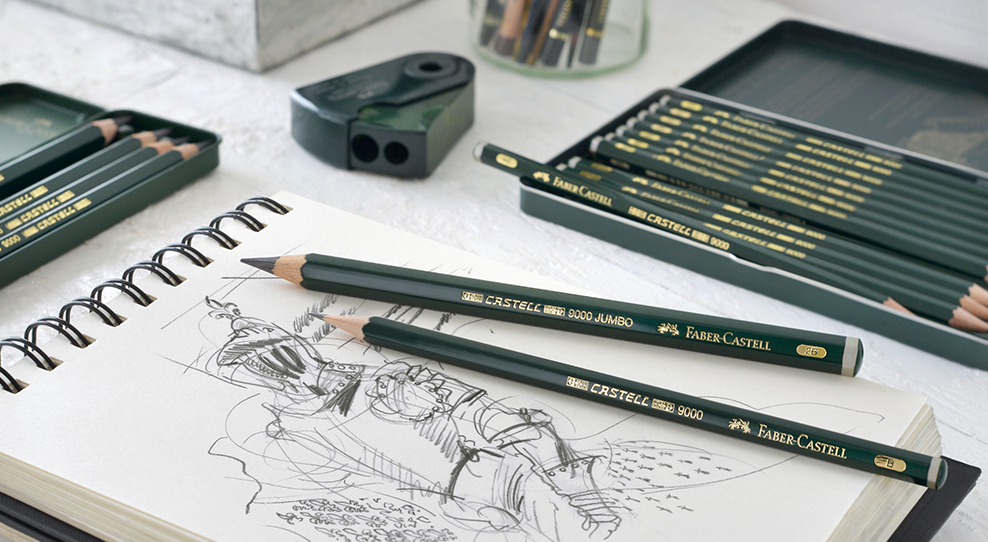 Много интересного о чернографитных карандашах Faber-Castell