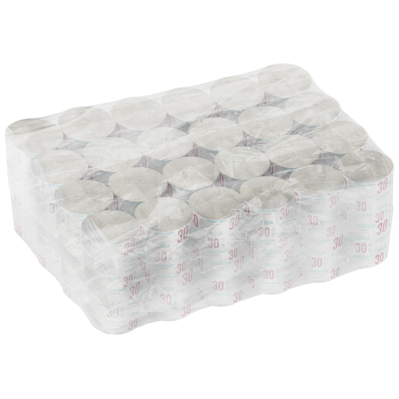 Бумага туалетная Vega, 1-слойная, 30м/рул., серая